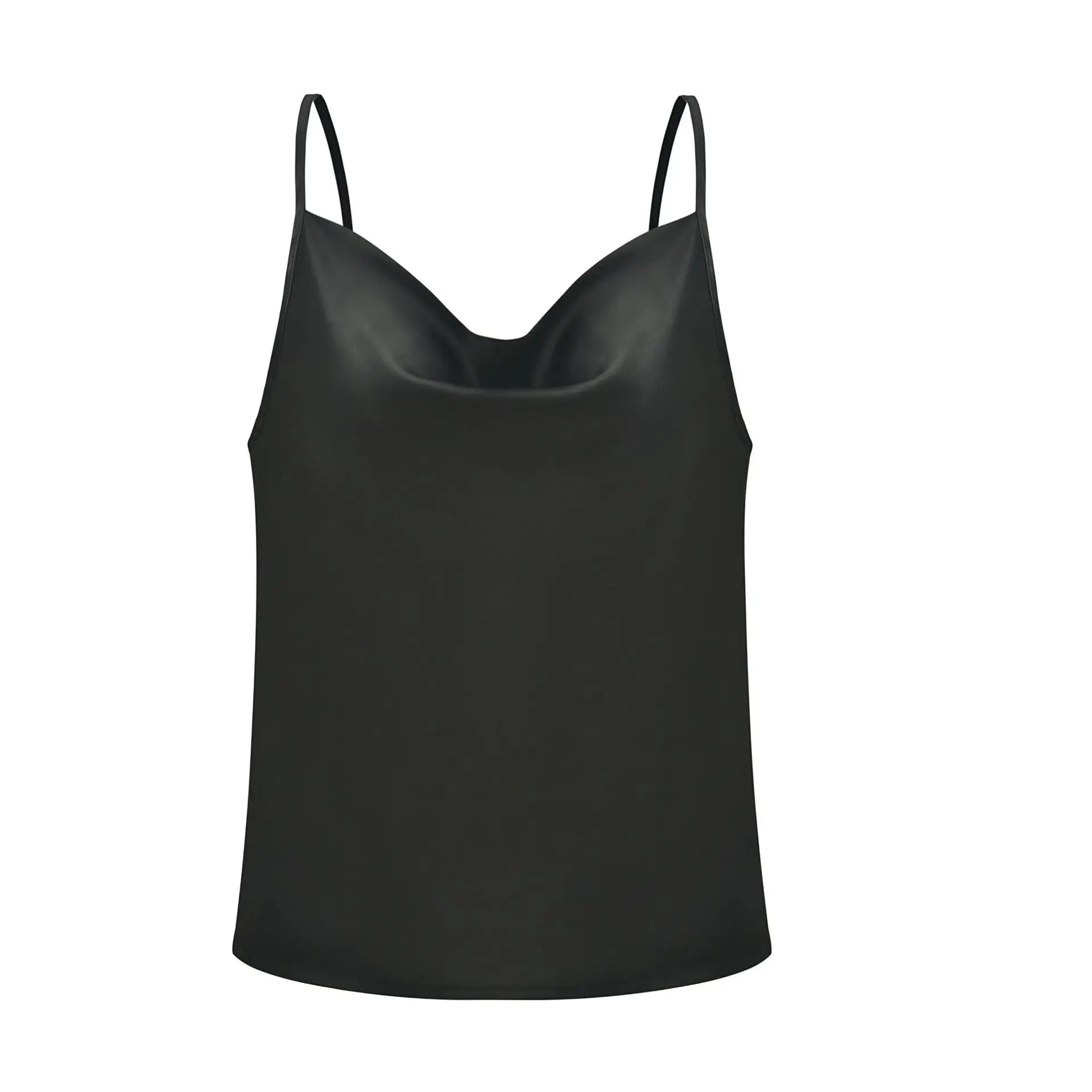 2026 White Women Silk-Like Satin Tops Stye New Collect Summer Sexy Tank For Ladies Strappy Camisole T-Shirts Grunge Femme Clothe