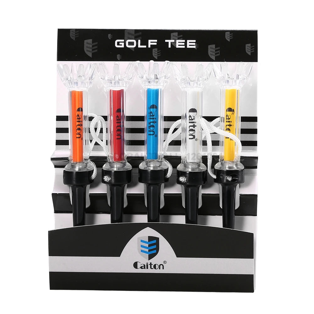 5PCS Golf Tees Plastic Magnetic Golf Accessories Golf ball Tee Golf Training Step Down Golf Ball Holder 79mm/90mm