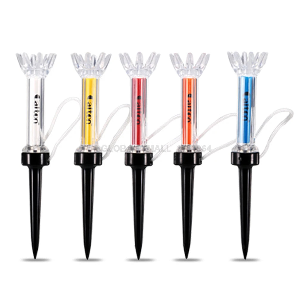 5PCS Golf Tees Plastic Magnetic Golf Accessories Golf ball Tee Golf Training Step Down Golf Ball Holder 79mm/90mm