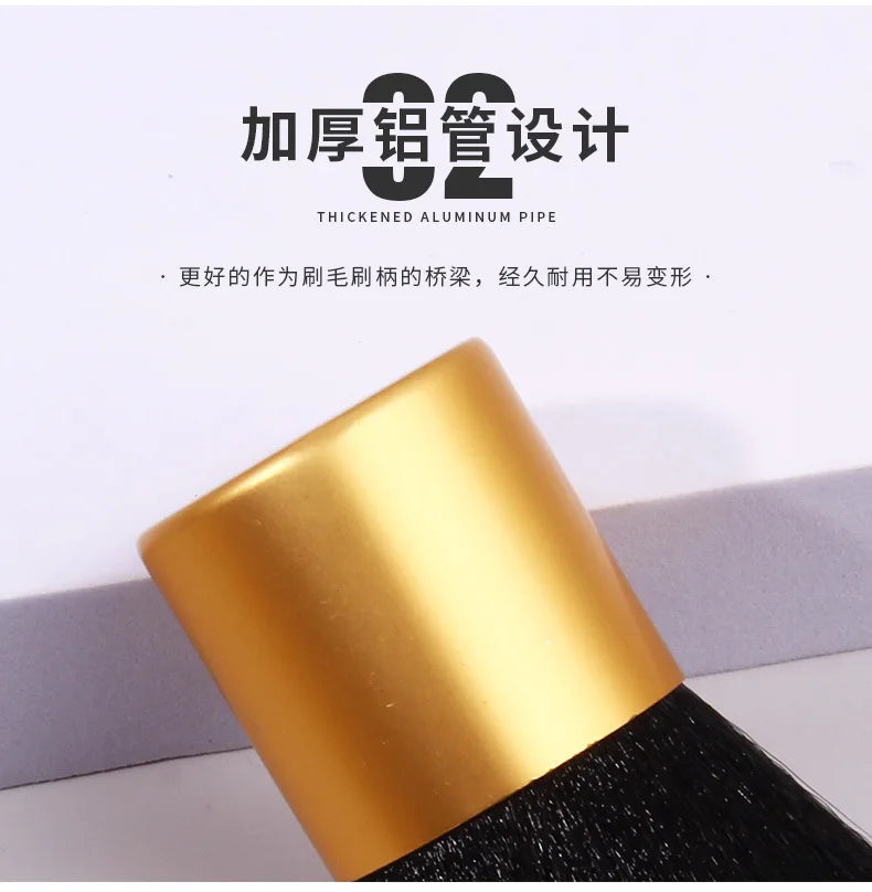 Makeup Brush Beauty Tool - 1Pcs Foundation, Blush, Concealer, Contour, Highlight, Cheek Brush for Blending, Round Angled Top
