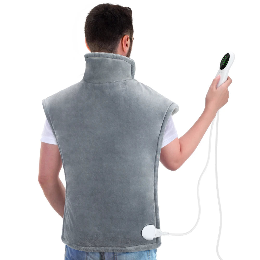 Electric Heating Pad Back Pain Relief Neck Shoulders Heat Pad Winter Heater Timed Temperature Control Heating Blanket Mat Gifts