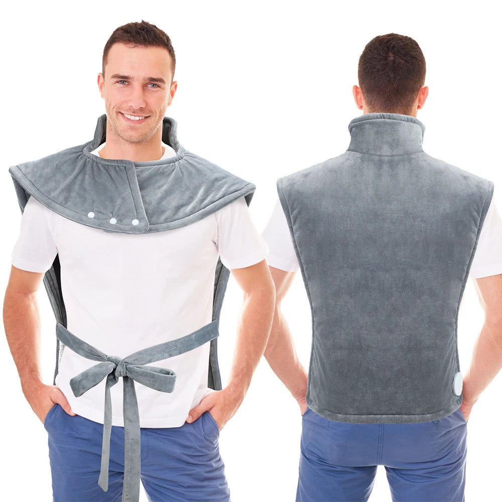 Electric Heating Pad Back Pain Relief Neck Shoulders Heat Pad Winter Heater Timed Temperature Control Heating Blanket Mat Gifts