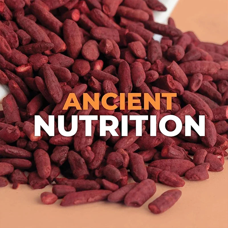 Red Yeast Rice with CoQ10 Supplement - Antioxidant Support for Energy and Heart Health