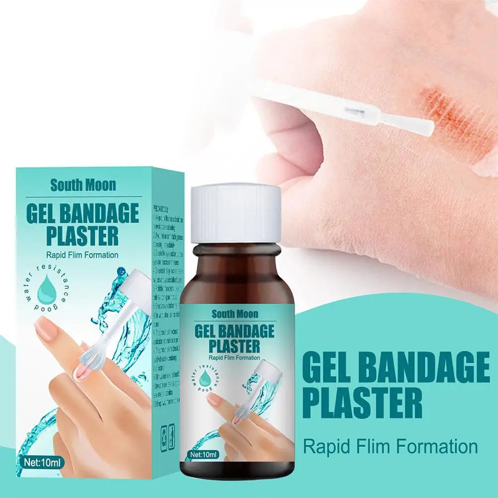 Liquid Band-Aid Waterproof Wound Healing Gel Disinfecting Adhesive Patch Wound FastHealing Gel Bandage Hemostatic Liquid 10ml