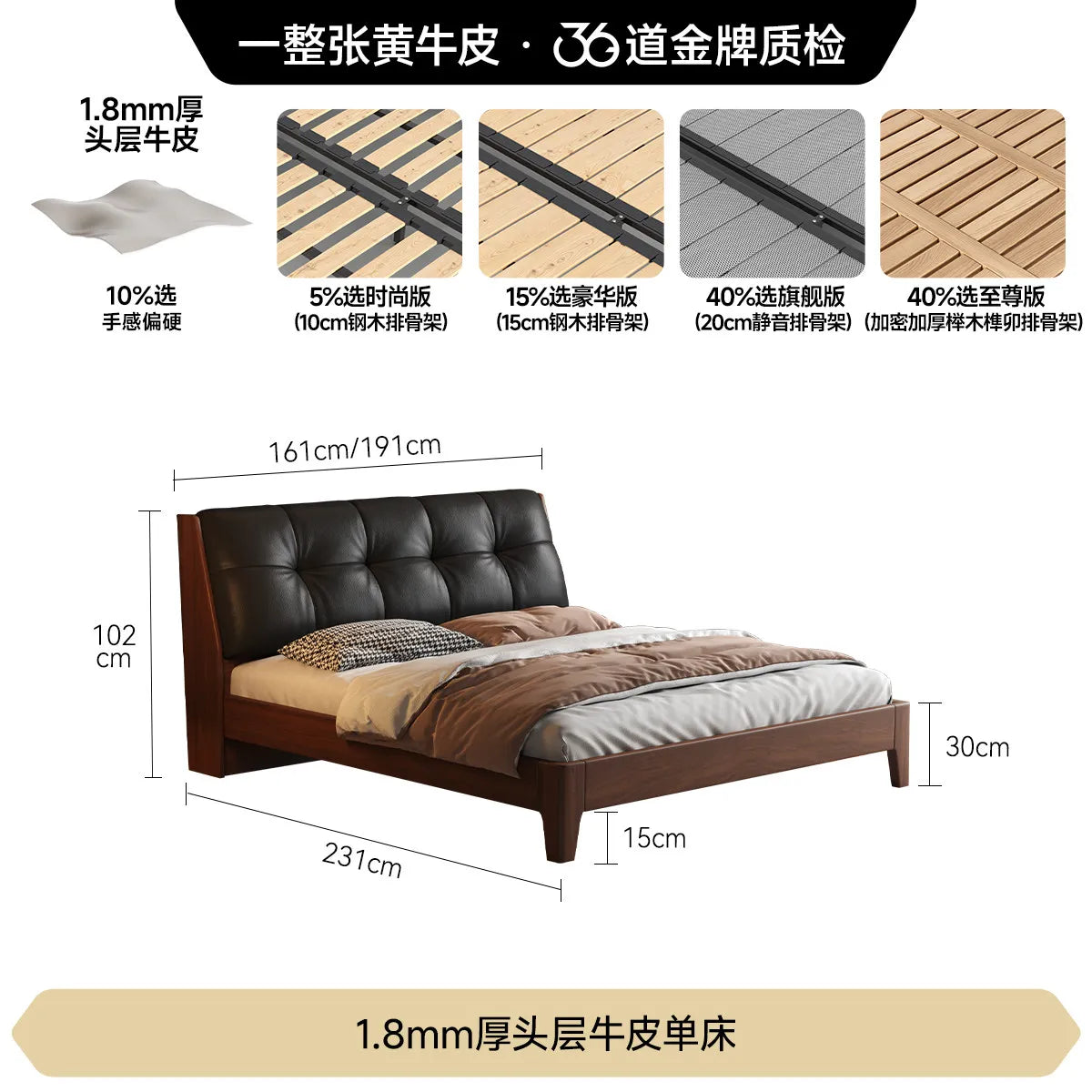Black Headboard Double Bed Aesthetic Frame Full Wooden Luxury Modern Double Beds Floor Adult Queen Size Bedroom Furniture Sets