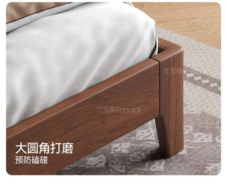 Black Headboard Double Bed Aesthetic Frame Full Wooden Luxury Modern Double Beds Floor Adult Queen Size Bedroom Furniture Sets