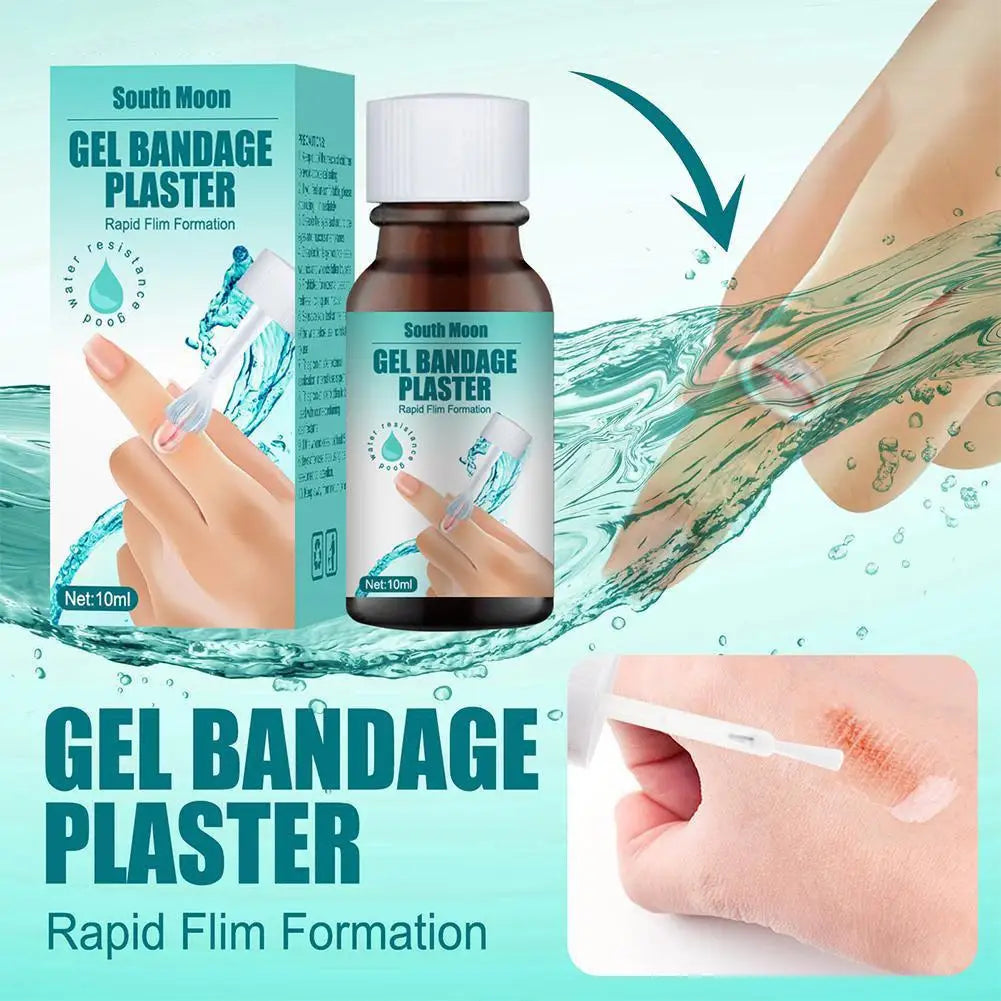 Liquid Band-Aid Waterproof Wound Healing Gel Disinfecting Adhesive Patch Wound FastHealing Gel Bandage Hemostatic Liquid 10ml