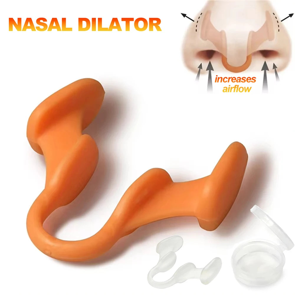 2Pcs/Box Anti Snore Apnea Nose Clip Anti-Snoring Breathe Aid Stop Snore Device Sleeping Aid Equipment Stop Snoring Sleep Aid