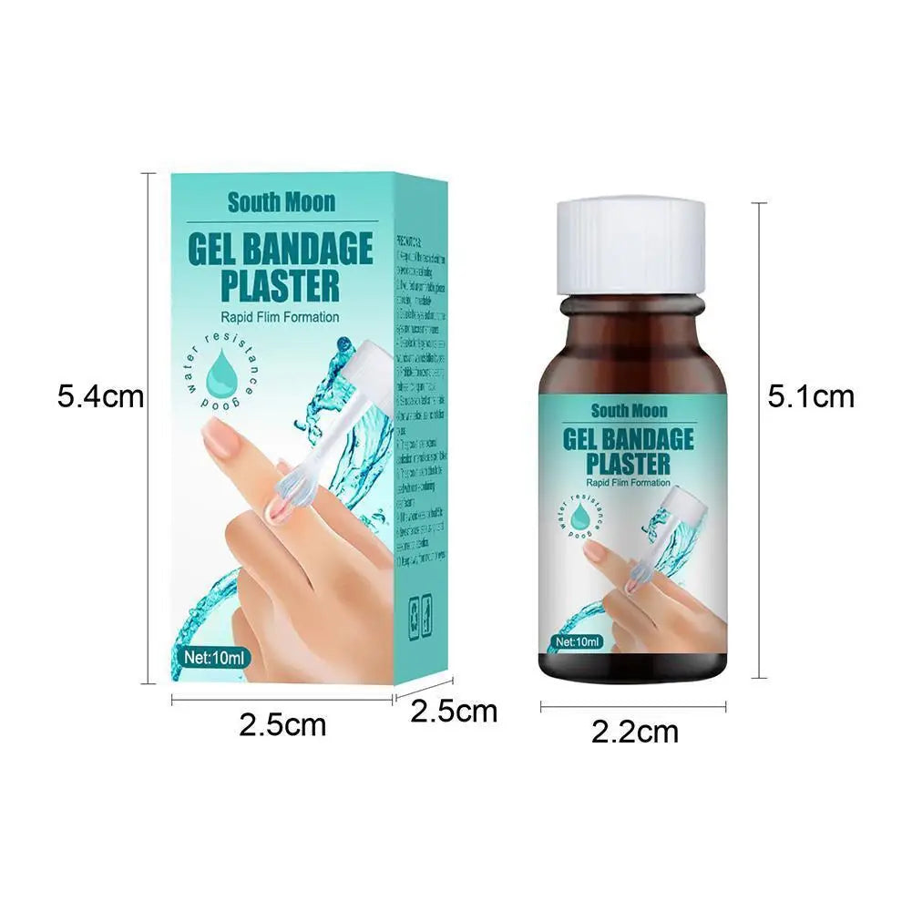 Liquid Band-Aid Waterproof Wound Healing Gel Disinfecting Adhesive Patch Wound FastHealing Gel Bandage Hemostatic Liquid 10ml