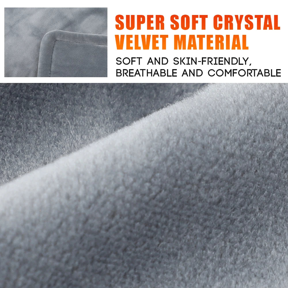 Electric Heating Pad Back Pain Relief Neck Shoulders Heat Pad Winter Heater Timed Temperature Control Heating Blanket Mat Gifts
